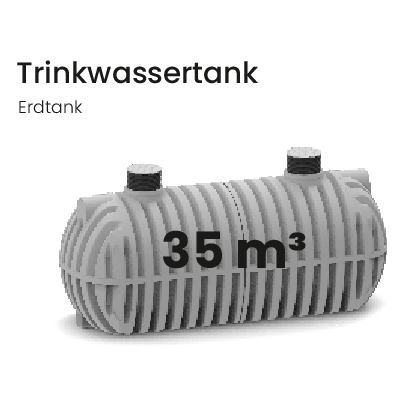 35 m³ Trinkwassertank