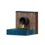 Abwasserrohr das Abwasser ableitet