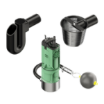 Zubehörartikel für Zisternen wie Filter, Siphon und Pumpen